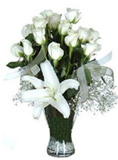 White Roses and Lilies