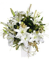 White Lilies Bouquet